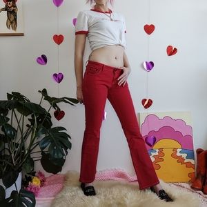 Chip + Pepper 90s Red Flare, Low Rose Jeans